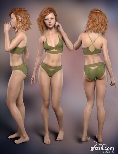 Daz3D - P3D Riza for Aiko 8