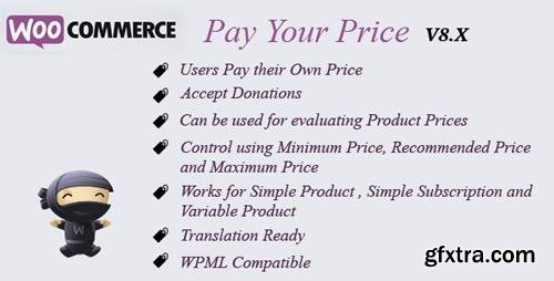 CodeCanyon - WooCommerce Pay Your Price v8.0 - 7000238