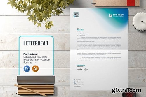 Business Letterhead Template 03