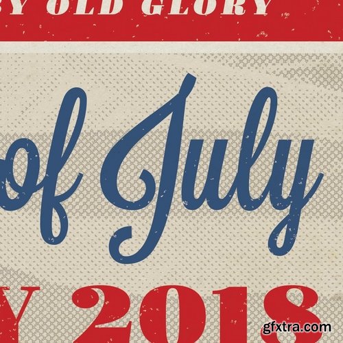 Old Glory Fourth of July Event - Flyer Template