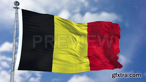 Belgium Flag Animation 73080