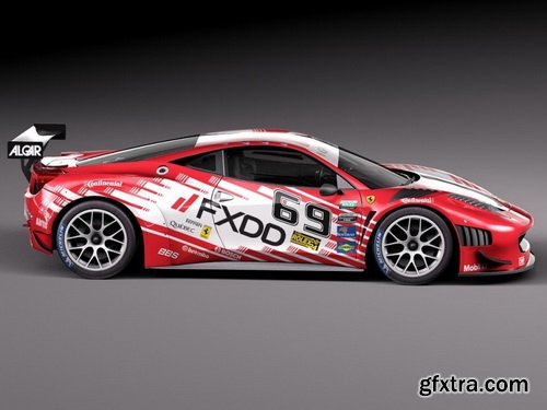 Ferrari 458 GT3 Race Car 2014