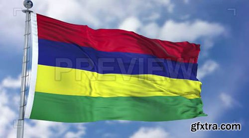 Mauritius Flag Animation - Motion Graphics 74095