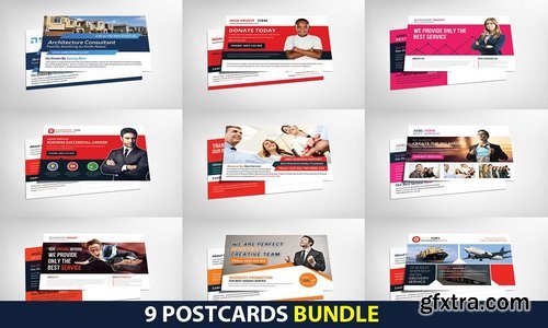 CM - 9 Multipurpose Business Postcards 2458021