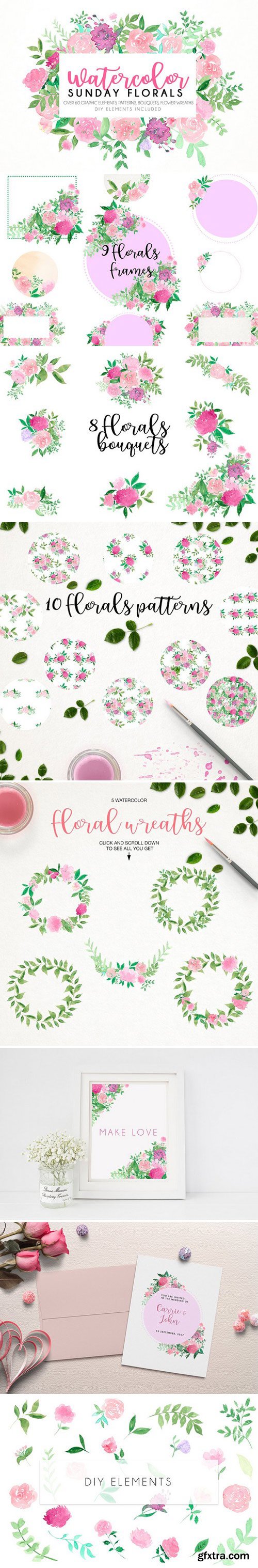 CM - Watercolor Sunday florals 1536419