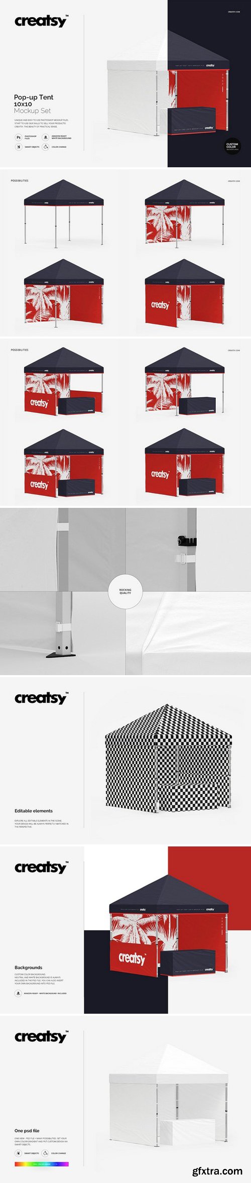 CM - Pop Up Tent 10x10 Mockup 1535776