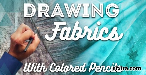 Drawing Fabrics With Colored Pencils – Patterns & Creases