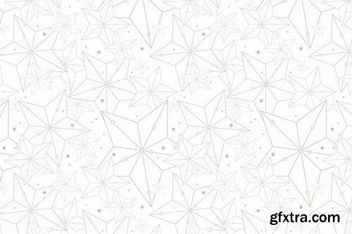 Falling Stars Seamless Pattern