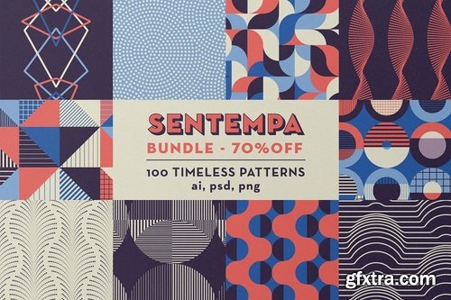 CM - SENTEMPA BUNDLE 1 100 Geo Patterns 2429781