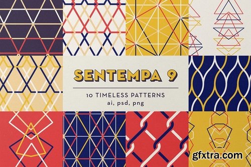 CM - SENTEMPA BUNDLE 1 100 Geo Patterns 2429781