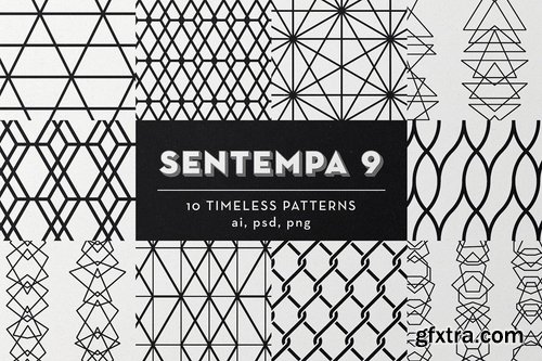 CM - SENTEMPA BUNDLE 1 100 Geo Patterns 2429781