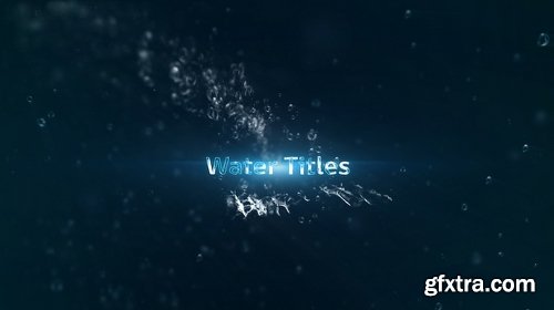 Videohive Water Titles 18458721