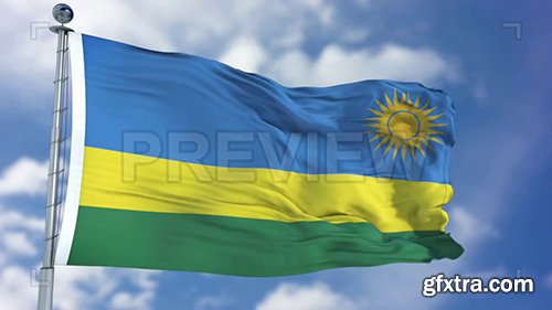 Rwanda Flag Animation 74231