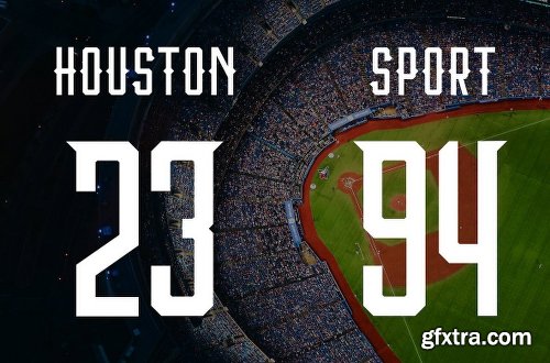 Houston Sports Font Family - 3 Fonts