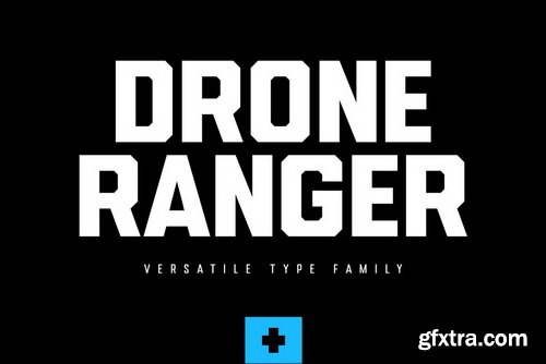 Drone Ranger Pro Font Family