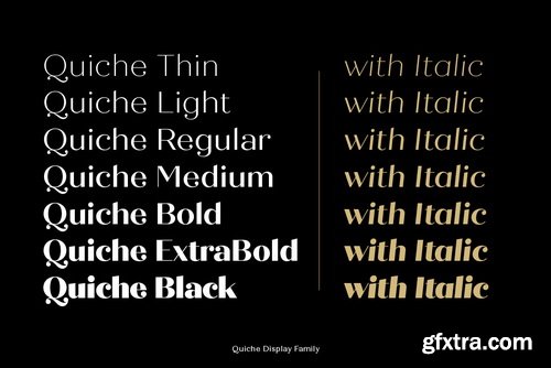 Quiche Font Family