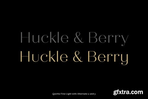 Quiche Font Family