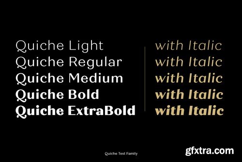 Quiche Font Family