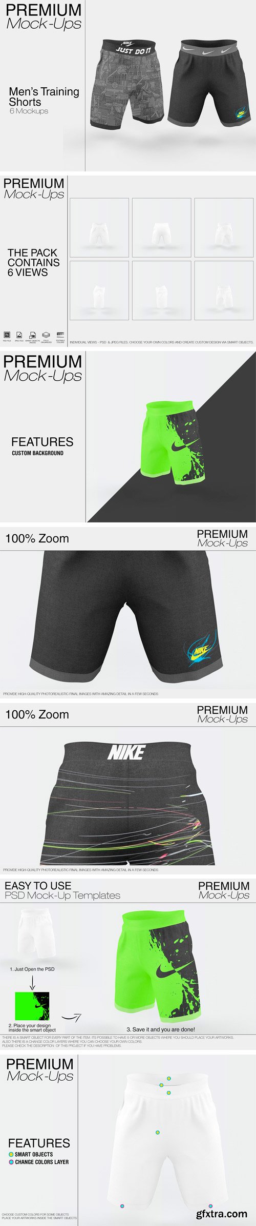 CM - Men\'s Training Shorts Mockup 2381844