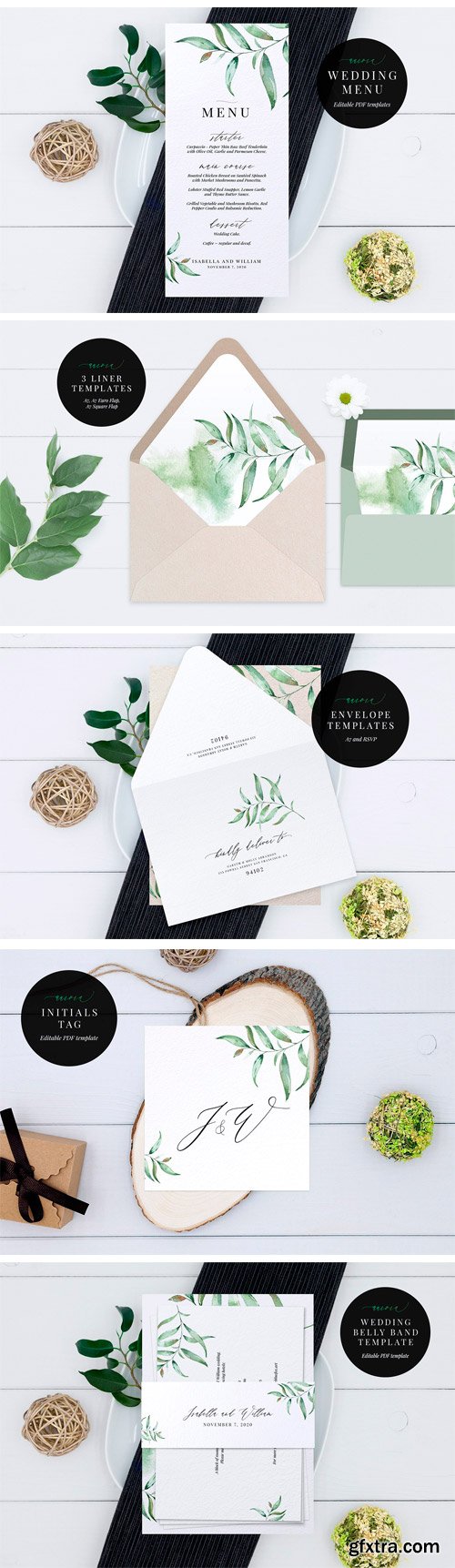 CM - Wedding Invitation Bundle, Aurora 2445514