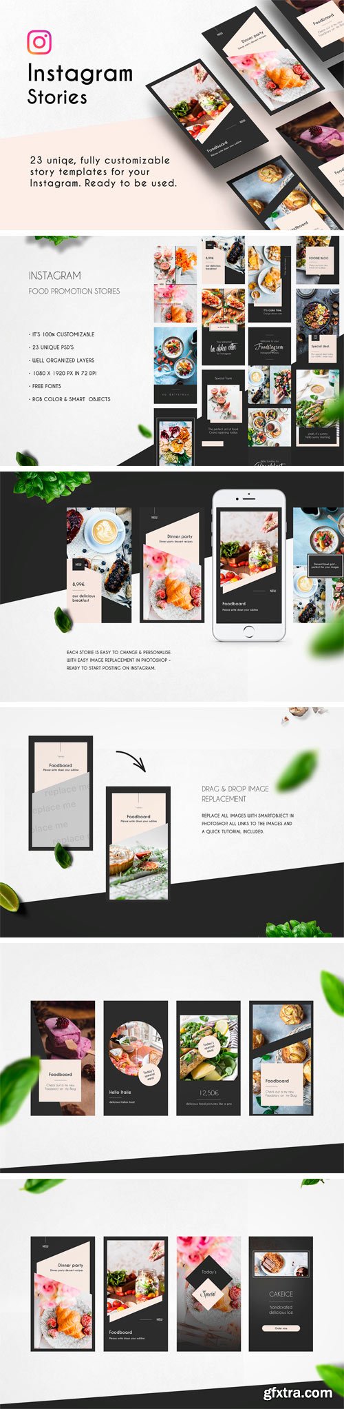 CM - Instagram Stories Template Dark 2396693