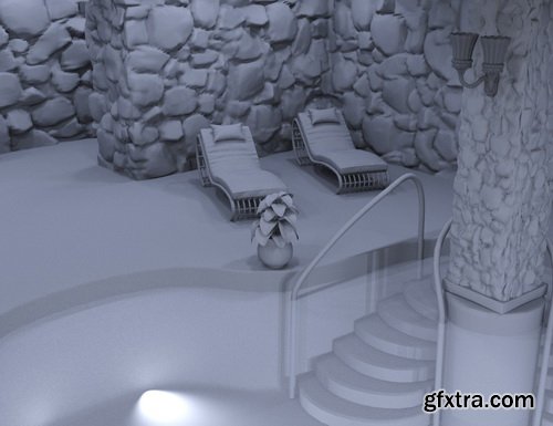 Daz3D - Subterranean Pool