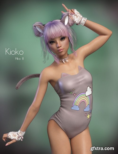 Daz3D - P3D Mika 8 Morph Package