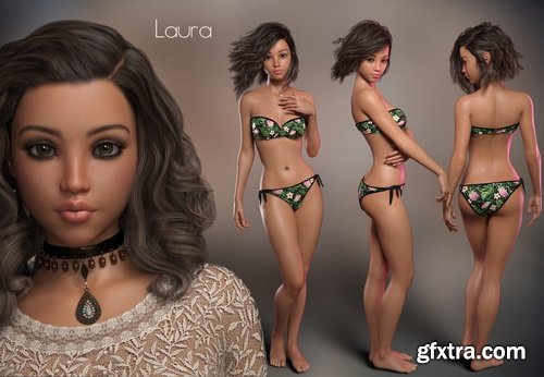 Daz3D - P3D Mika 8 Morph Package