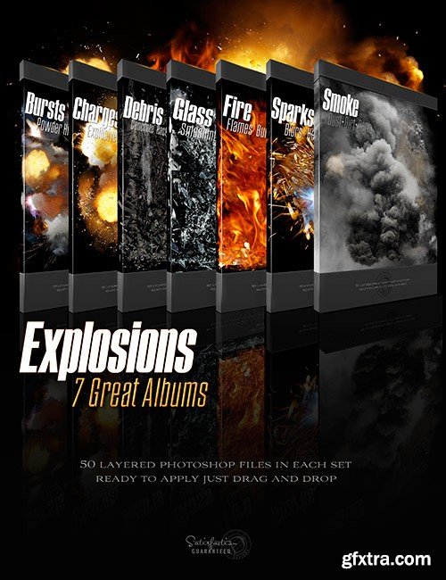 Ron\'s Explosions Photoshop Layers