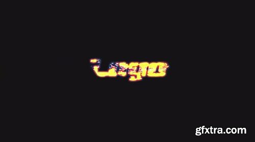 Glowing Glitch Logo - After Effects 79298