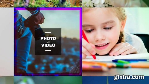 Videohive Chroma Squares Dynamic Slideshow 20362587