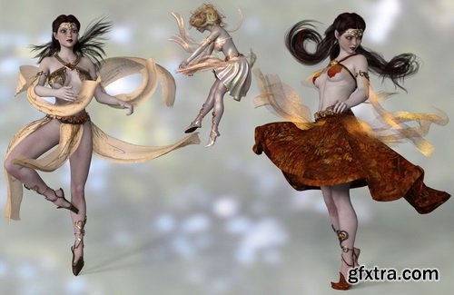 Daz3D - Celinette Bundle with Bonus Content