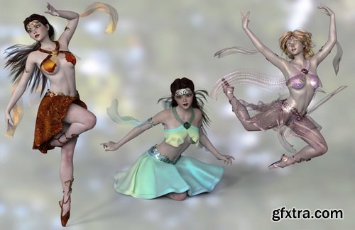 Daz3D - Celinette Bundle with Bonus Content