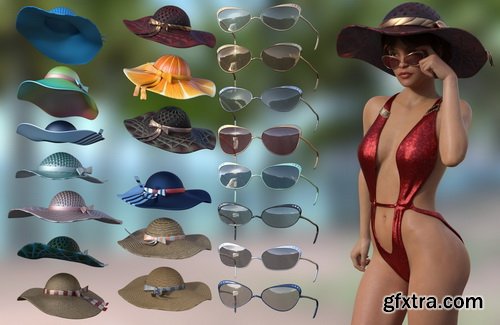 Daz3D - Beach Bundle for Genesis 8 Female(s)