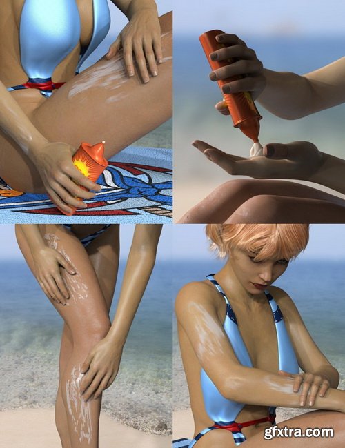 Daz3D - Beach Bundle for Genesis 8 Female(s)