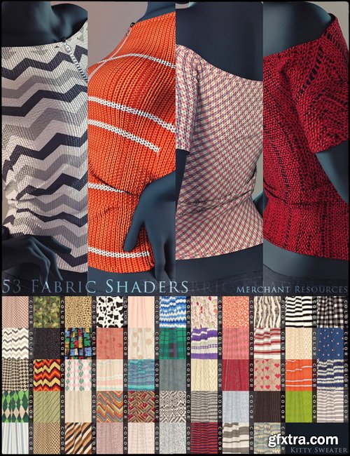 Daz3D - Sweater Shaders Merchant Resources