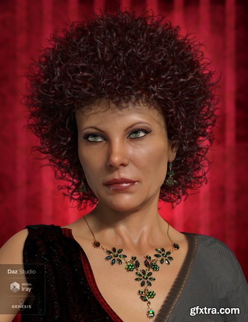 Daz3D - Zahara Hair 2 for Genesis 8 Female(s)