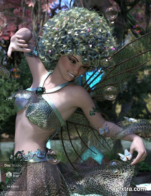 Daz3D - Zahara Hair 2 Fairy Expansion Megapack