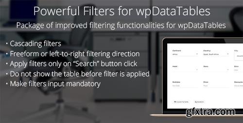 CodeCanyon - Powerful Filters for wpDataTables v1.0 - Cascade Filter for WordPress Tables - 21015802
