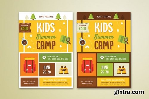 Kids Summer Camp Flyer