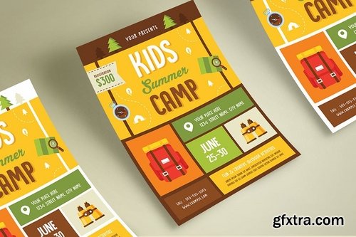 Kids Summer Camp Flyer