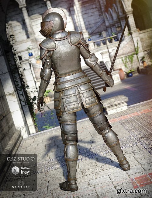 Daz3D - Knight Armor for Genesis 3 Female(s)