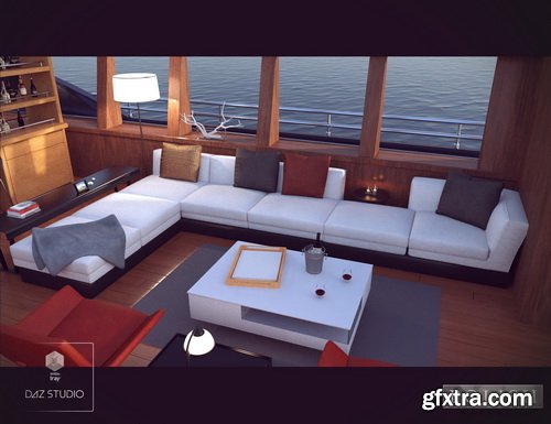 Daz3D - Luxury Summer Yacht Bundle