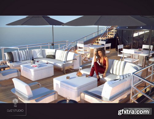 Daz3D - Luxury Summer Yacht Bundle