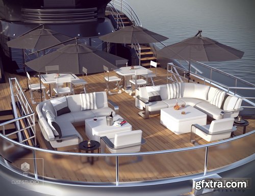 Daz3D - Luxury Summer Yacht Bundle