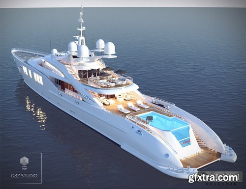 Daz3D - Luxury Summer Yacht Bundle