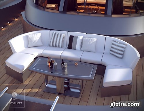 Daz3D - Luxury Summer Yacht Bundle