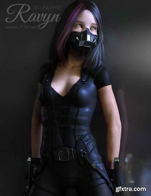 Daz3D - Ravyn Bundle for Genesis 8 Female(s)