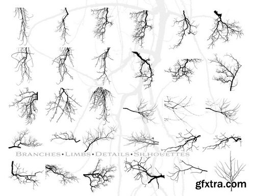 Ron\'s Trees Photoshop Brushes