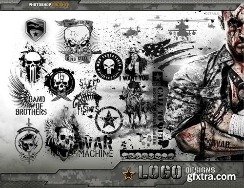 Ron\'s War Essentials Photoshop Brushes